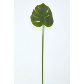 Green Monstera Tropical Leaf 70 cm - thumbnail 2