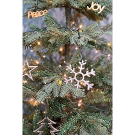Set of 12 Gold and Silver Christmas Tree Decorations - thumbnail 3
