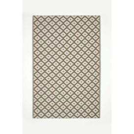 May Geometric Olive Green Outdoor Rug - thumbnail 1