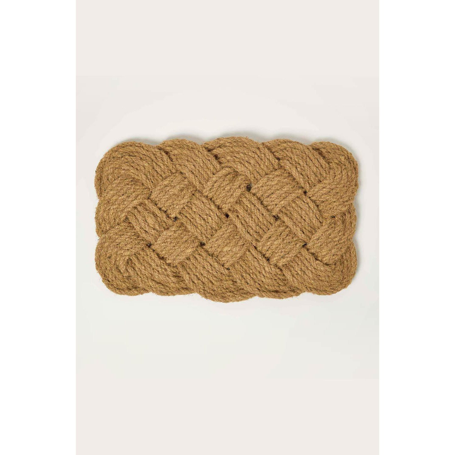 Knotted Coir Doormat 75 x 45 cm - image 1