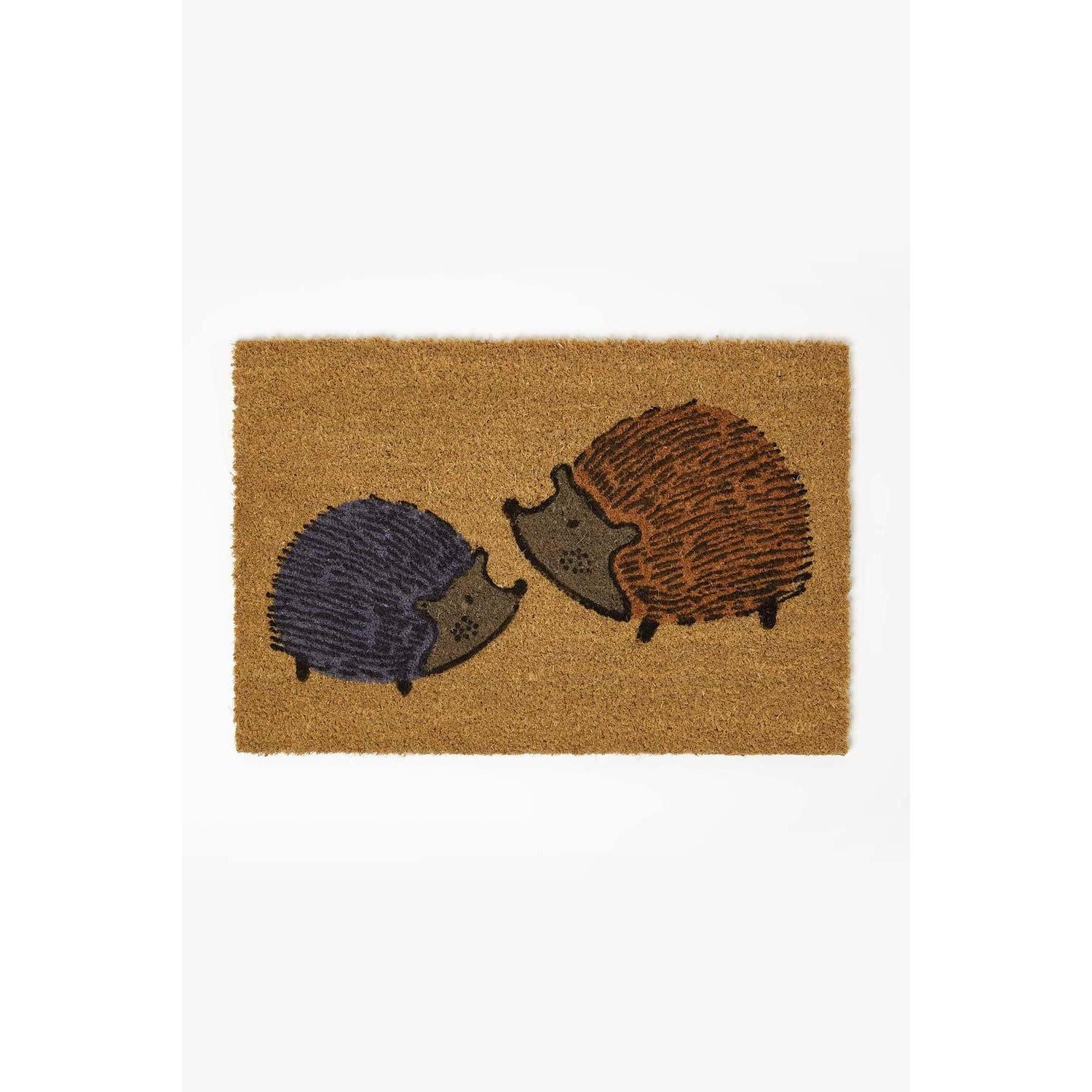 Hedgehog Coir Doormat 40 x 60 cm - image 1
