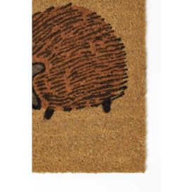 Hedgehog Coir Doormat 40 x 60 cm - thumbnail 2