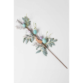 Easter Bunny and Artificial Foliage Stem