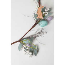 Spring Easter Egg and Olive Leaves Garland - thumbnail 3