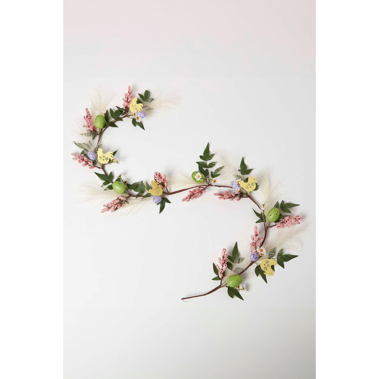 Spring Easter Egg, Hen and Berries Garland - image 1