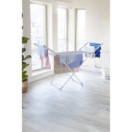 Electric Heated Winged Airer Clothes Dryer Rack - thumbnail 1