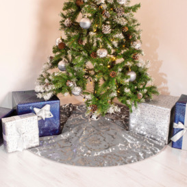 Christmas Contemporary Tree Skirt - 120cm - thumbnail 1