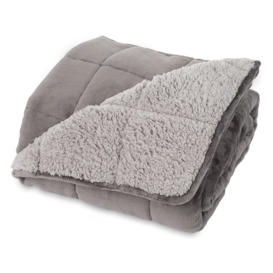Weighted Sherpa Throw Blanket - thumbnail 1