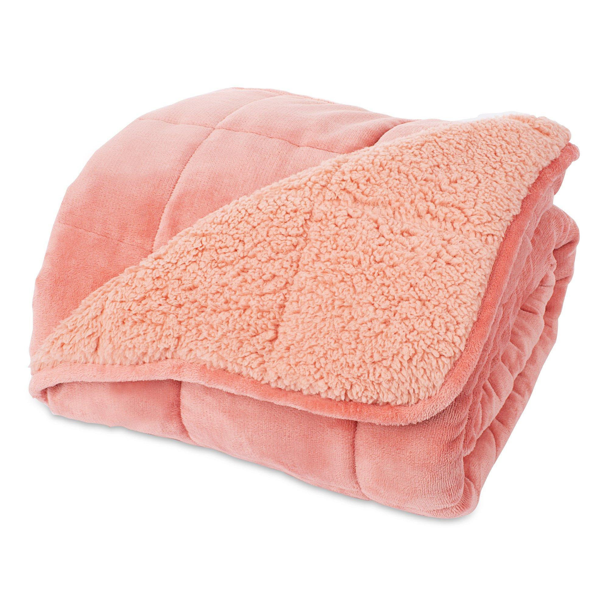 Weighted Sherpa Throw Blanket - image 1
