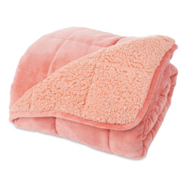 Weighted Sherpa Throw Blanket