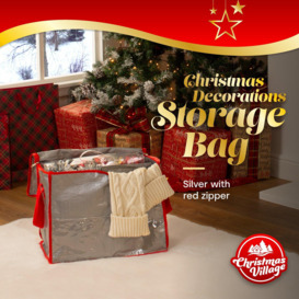 Multipurpose Christmas Decoration Storage Bag - 45 x 26 x 35cm - thumbnail 2