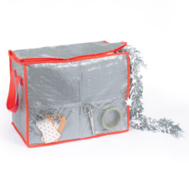 Multipurpose Christmas Decoration Storage Bag - 45 x 26 x 35cm - thumbnail 1