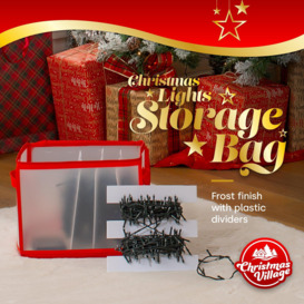 Collapsible Christmas Light & Decorations Storage Cube (32x25x25) - thumbnail 2