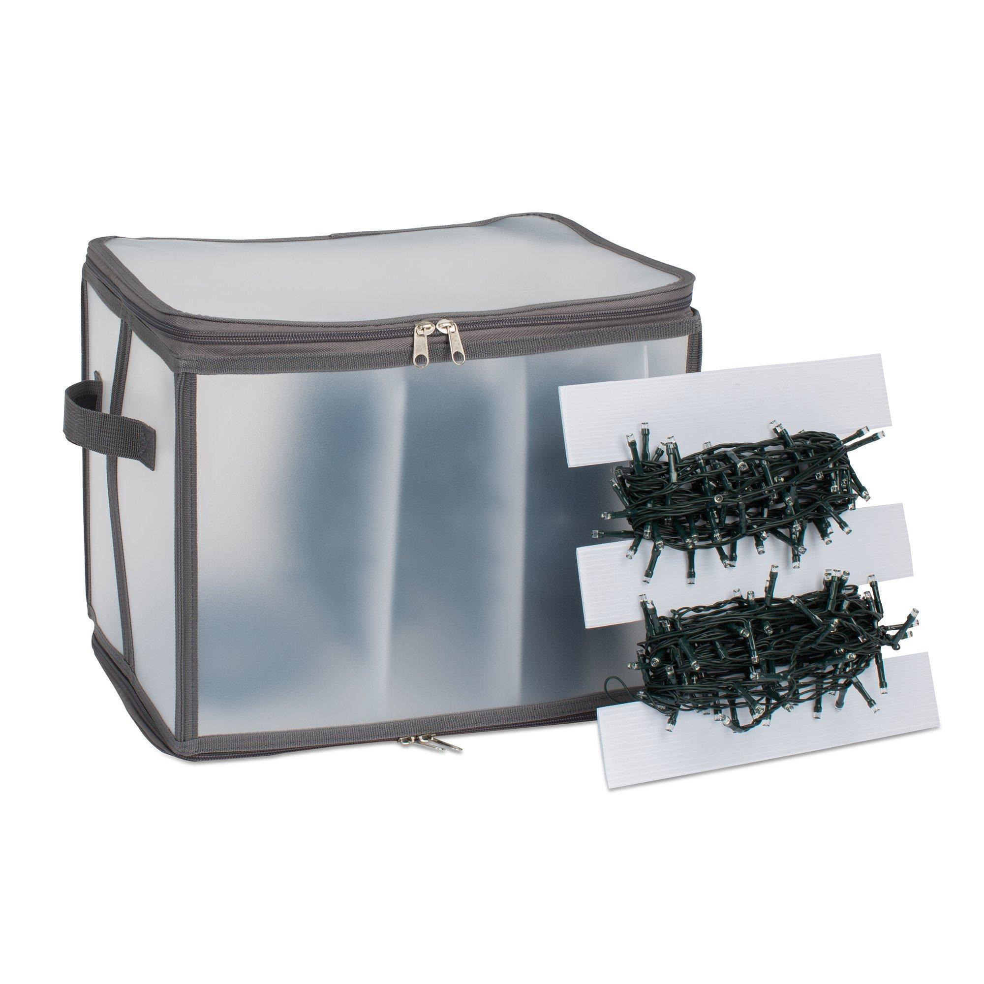 Collapsible Christmas Light & Decorations Storage Cube (32x25x25) - image 1
