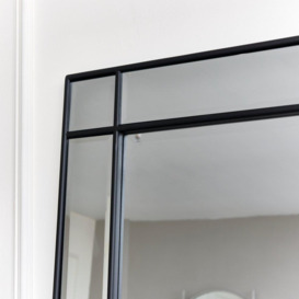 Large Black Framed Wall / Leaner Mirror 80cm X 180cm - thumbnail 3