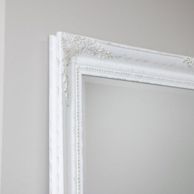 Extra, Extra Large Ornate White Wall / Floor / Leaner Full Length Mirror 100cm X 200cm - thumbnail 3