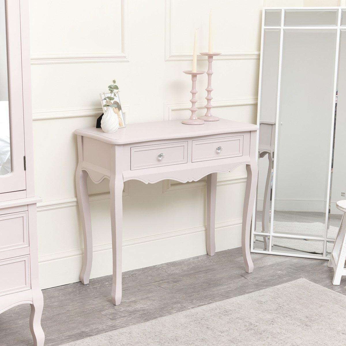 Pink Console / Dressing Table - Victoria Pink Range - image 1