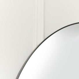 Extra Large Black Arched Leaner Mirror 180cm X 100cm - thumbnail 3