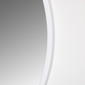 Round White Wall Mirror 80cm X 80cm - thumbnail 3