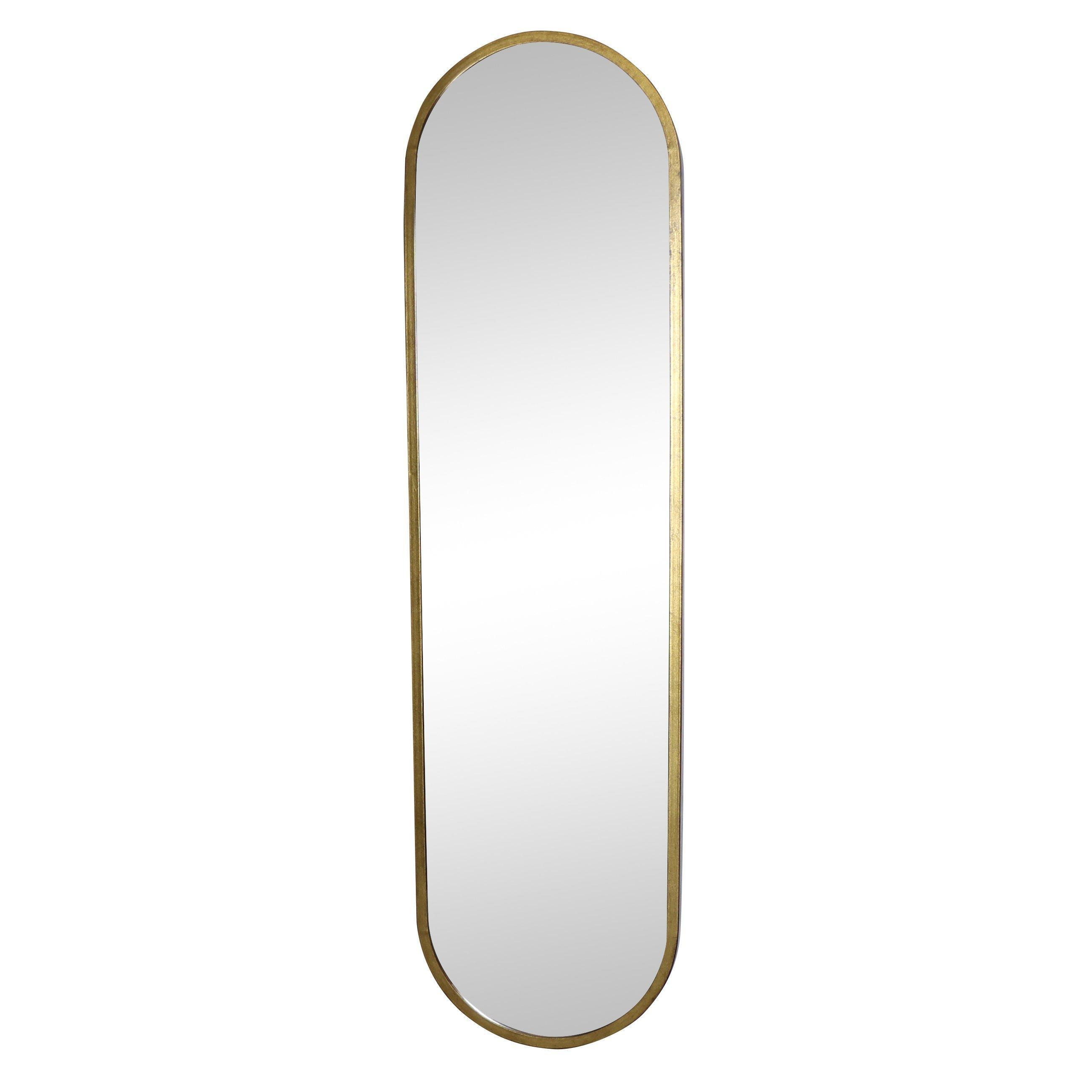 Large Gold Oval Mirror 42cm X 156cm - image 1