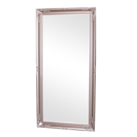Large Rose Gold Pink Ornate Wall/Floor Mirror 78cm X 158cm