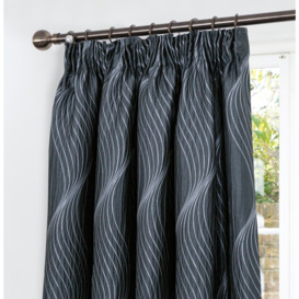 Zen Fully Lined 3 Inches Pencil Pleat Curtains pair - thumbnail 2