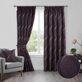 Zen Fully Lined 3 Inches Pencil Pleat Curtains pair - thumbnail 1