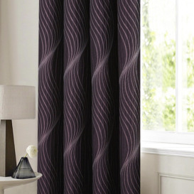 Zen Fully Lined 3 Inches Pencil Pleat Curtains pair - thumbnail 3