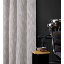 Rossi textured Thermal Blackout Lined Eyelet curtains pair - thumbnail 3