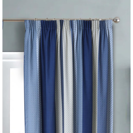 Seville Printed Fully Lined 3 Inches Pencil Pleat  curtains with Tiebacks included pair - thumbnail 2