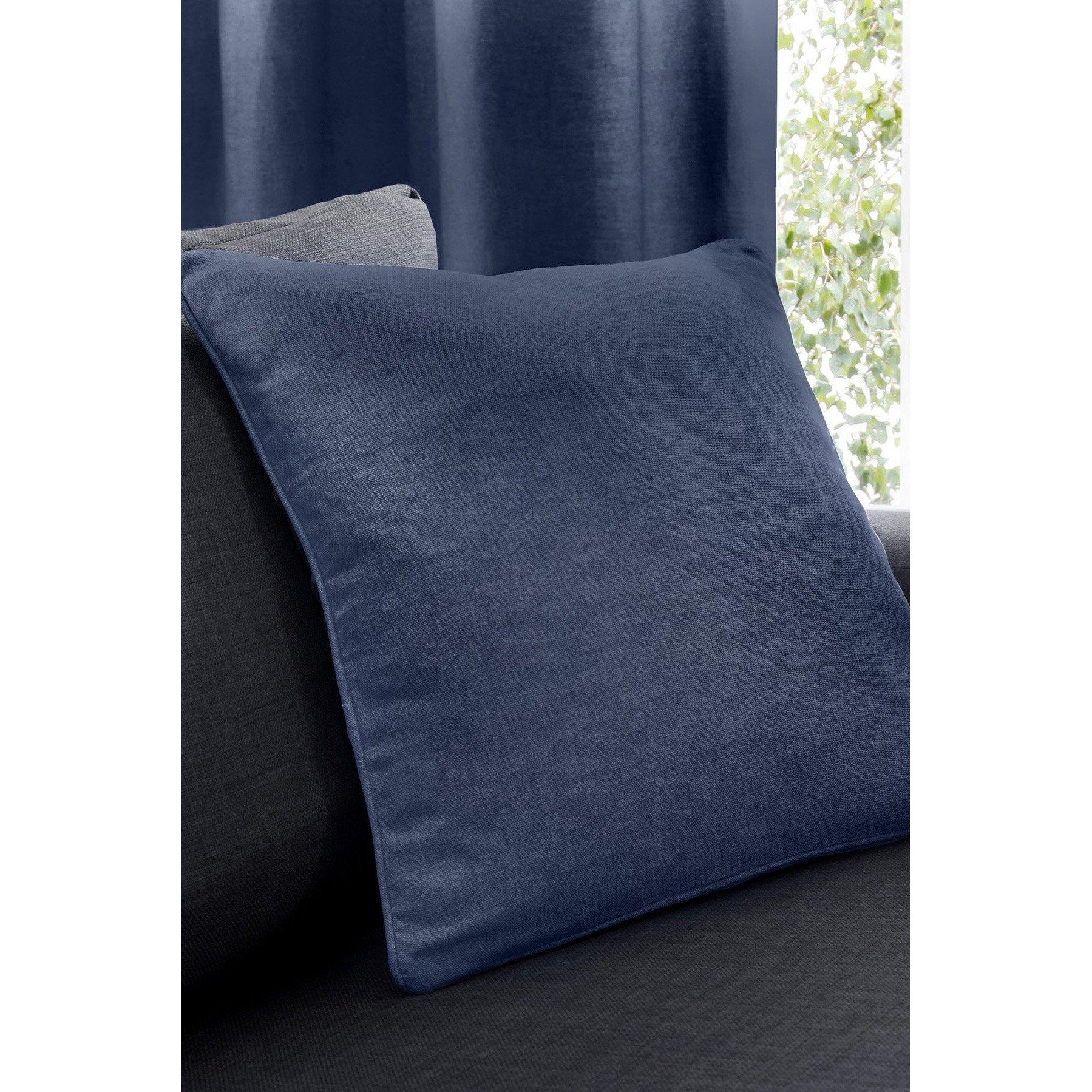 'Sorbonne' Luxury Plain Dyed Filled Cushion 100% Cotton - image 1