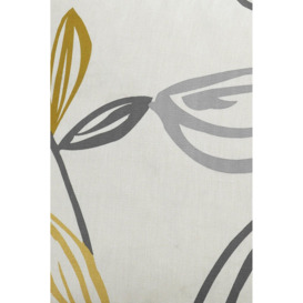 'Ensley' Minimalist Leaf Print Filled Cushion 100% Cotton - thumbnail 3