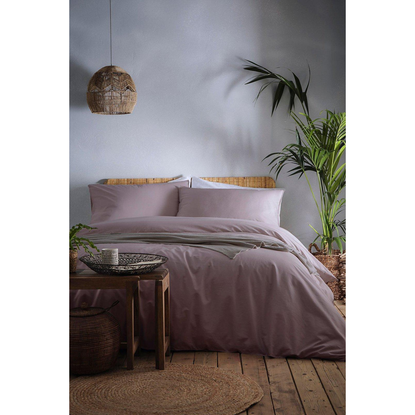'Cassia' 100% Natural Cotton Duvet Cover Set - image 1