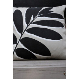 'Leaf Print' Water & UV Resistant Filled Cushion - thumbnail 1