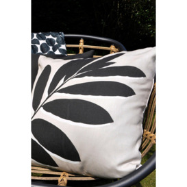 'Leaf Print' Water & UV Resistant Filled Cushion - thumbnail 2