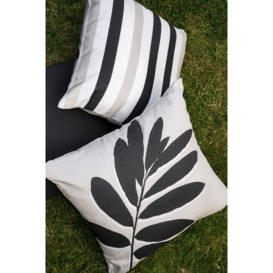 'Leaf Print' Water & UV Resistant Filled Cushion - thumbnail 3