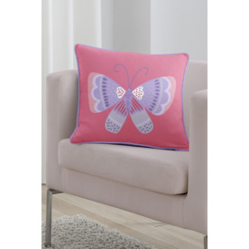'Flutterby Butterfly' Soft Touch Velvet Filled Cushion - thumbnail 2