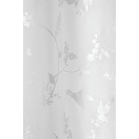 'Darnley' Floral & Bird Print Voile Panel - thumbnail 2