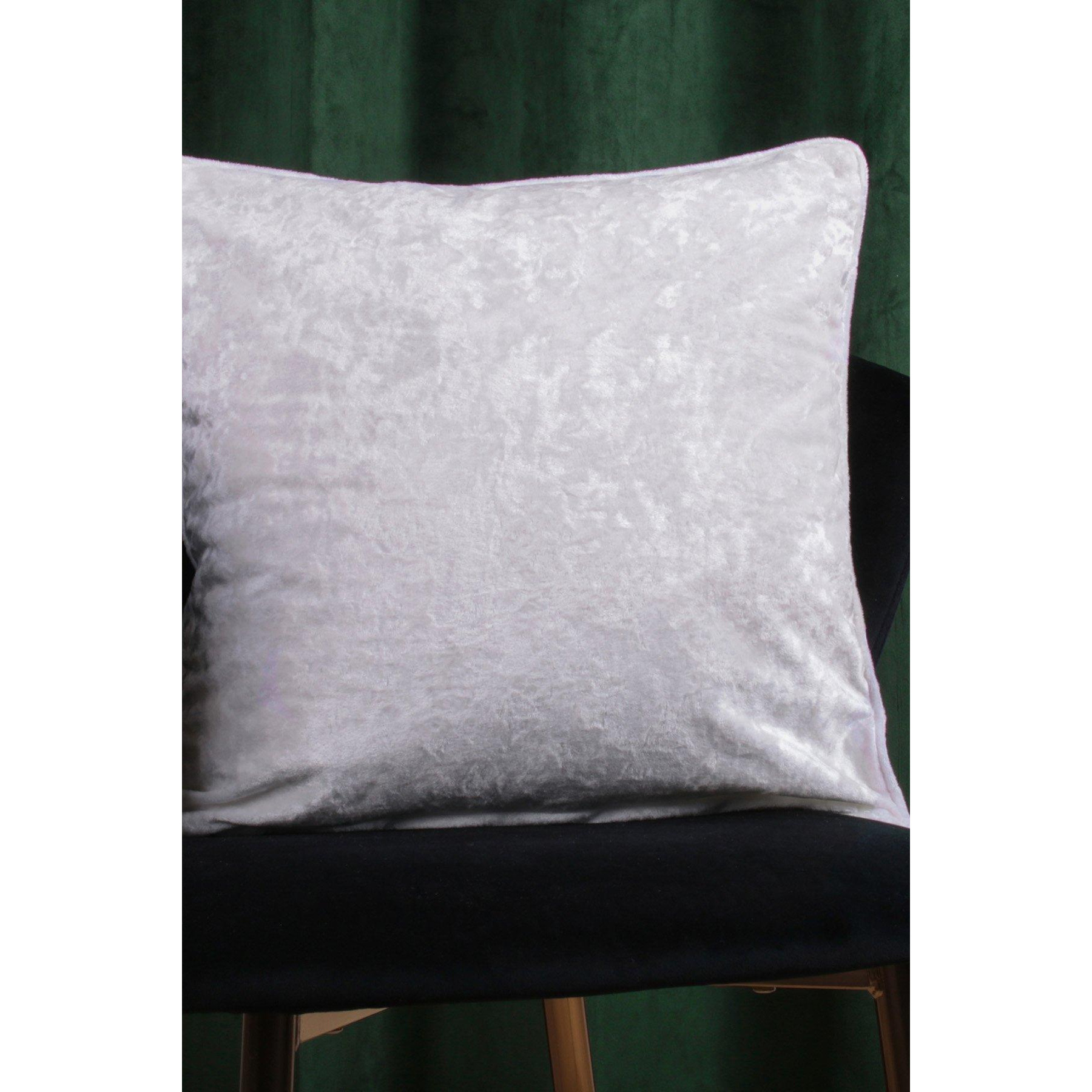 'Crushed Velvet' Textured Velvet Filled Cushion - image 1