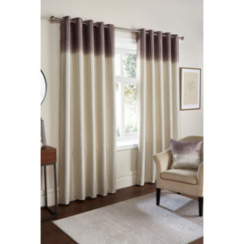 'Ombre Strata' Dim Out Pair of Eyelet Curtains - thumbnail 1