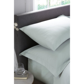 'Plain Dyed' Soft Touch Pair of Housewife Pillowcases - thumbnail 1