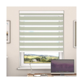 Vanilla Day And Night Zebra Roller Blind with Cassette