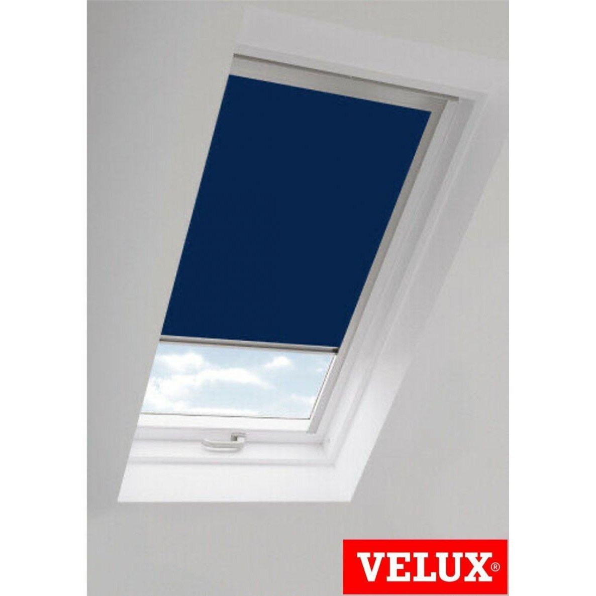 Aruba Blue Thermal out Skylight Roller Blinds (Velux Roof Windows G Codes) - image 1