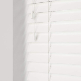 Wooden Venetian Blinds With Strings Ultra White Gloss