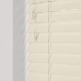 Wooden Venetian Blinds With Strings Off White Gloss