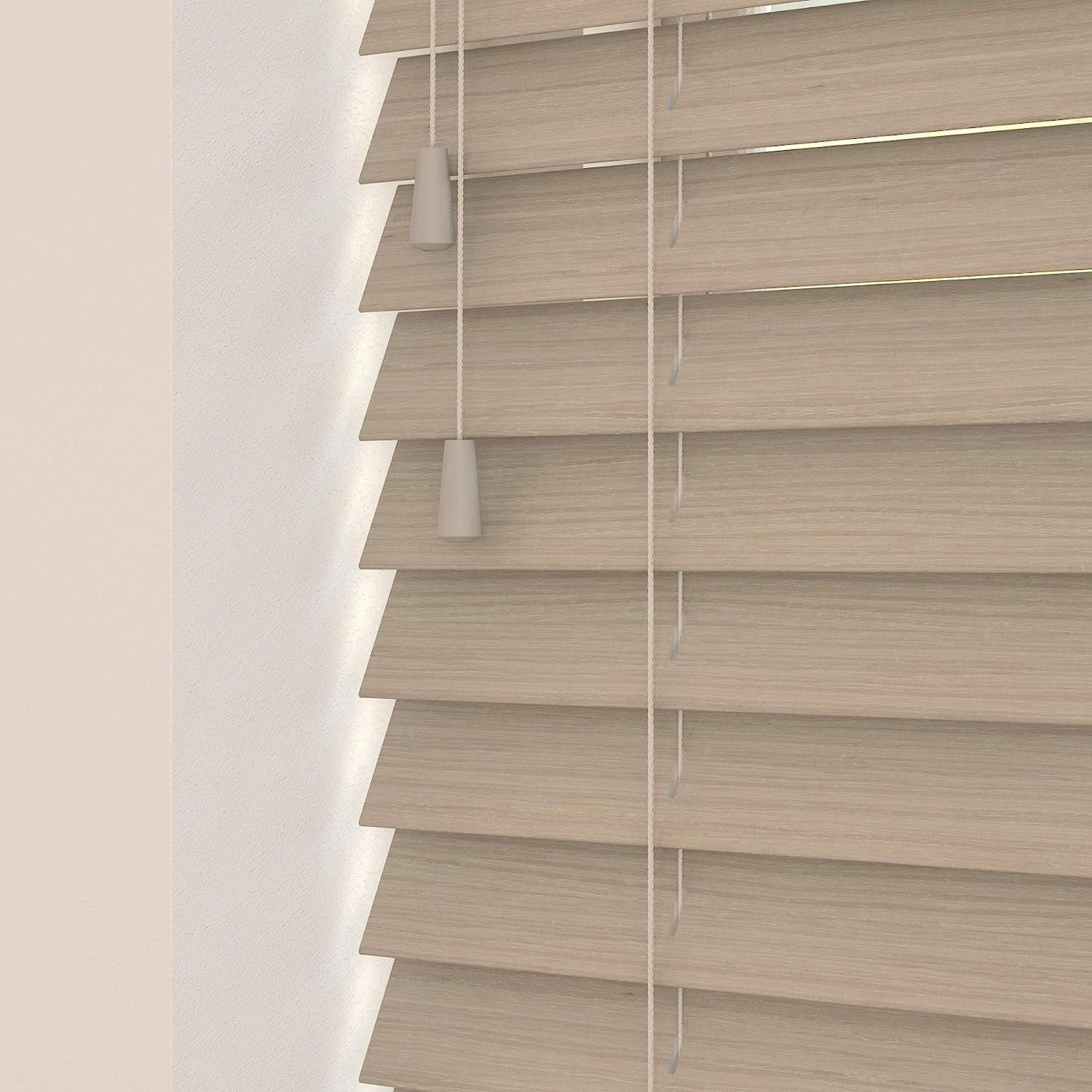 Wooden Venetian Blinds With Strings Northern Oak