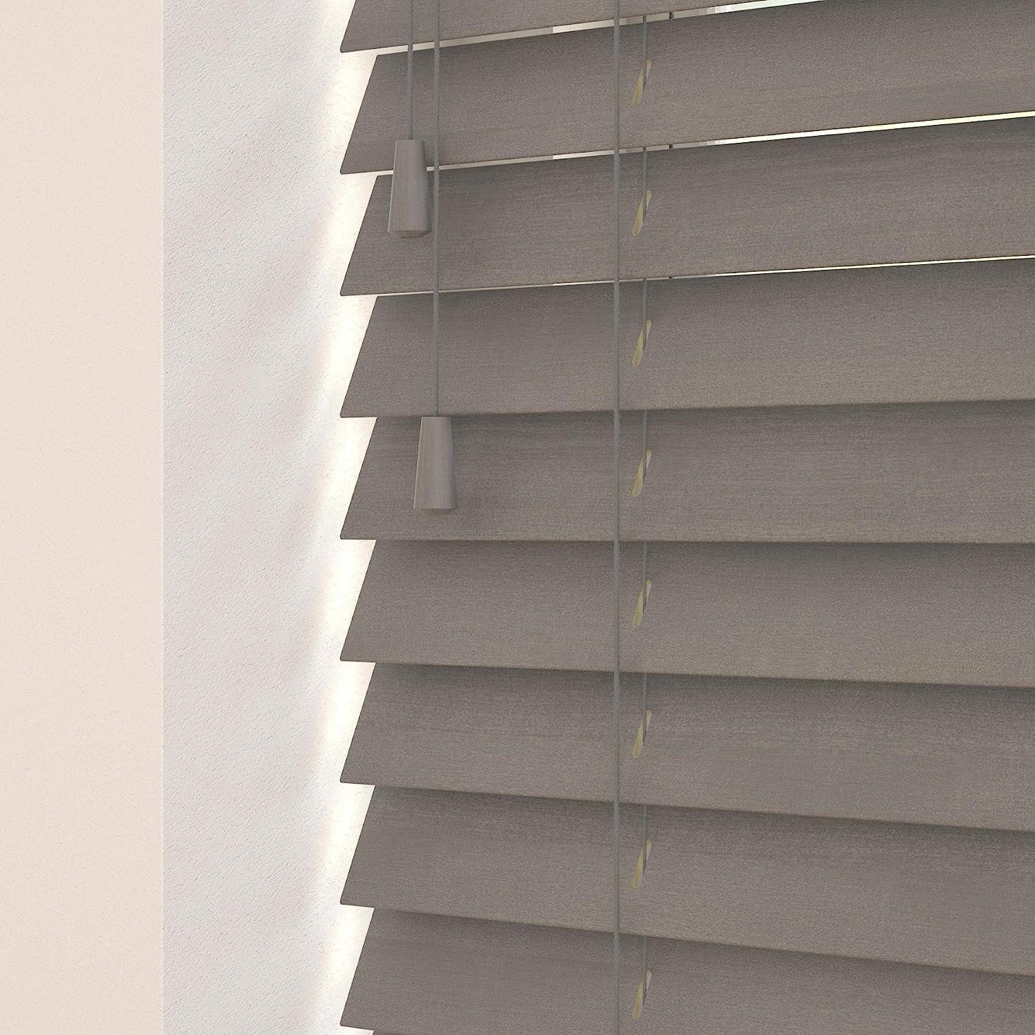 Wooden Venetian Blinds With Strings Tanza