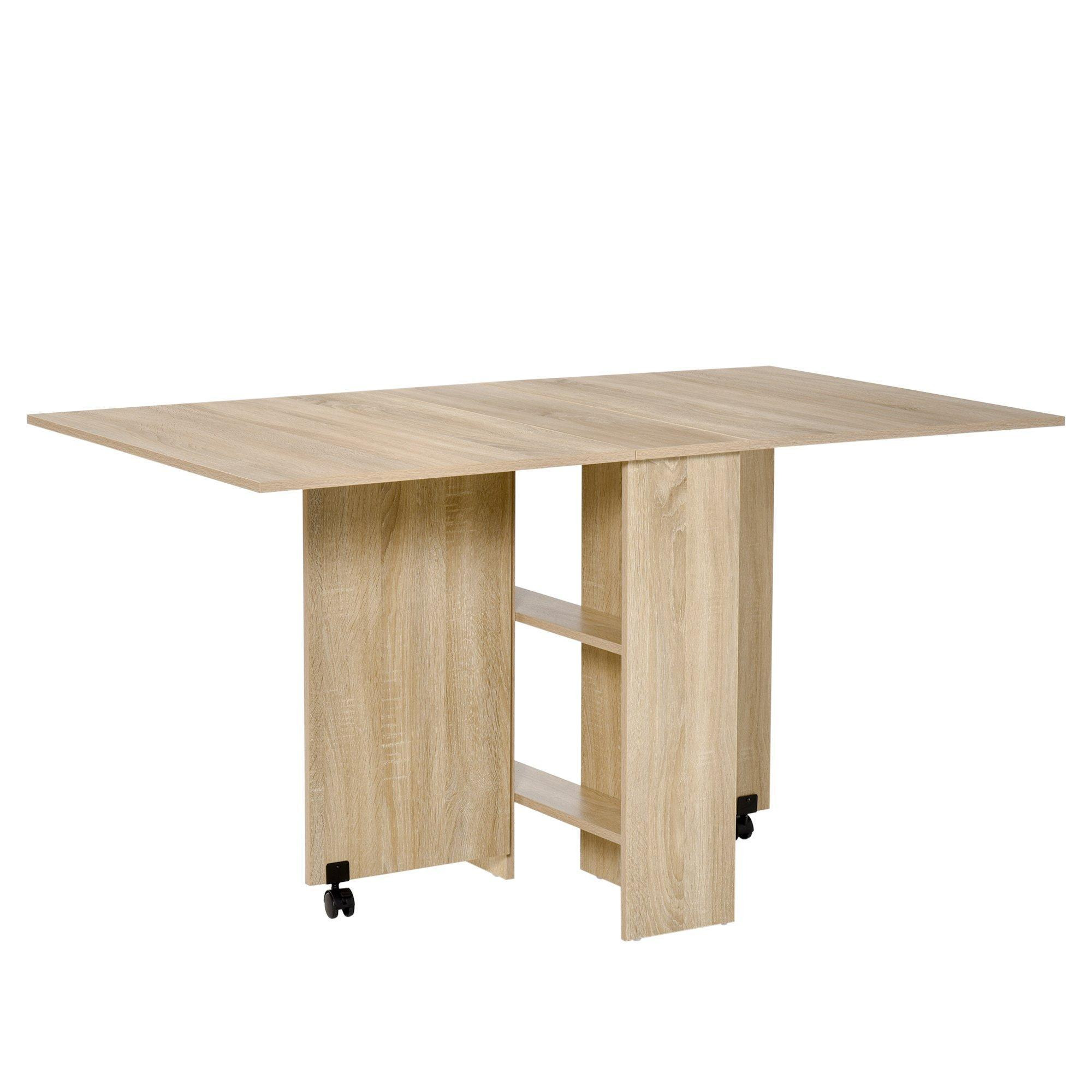 Folding Dining Table Drop Leaf Table for Small Spaces - image 1