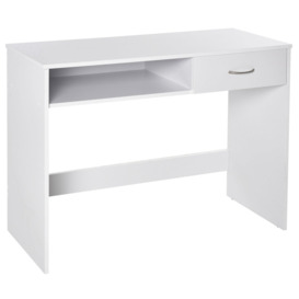Modern Computer Work Desk Table Study with Shelf Drawer Writing Station - thumbnail 1