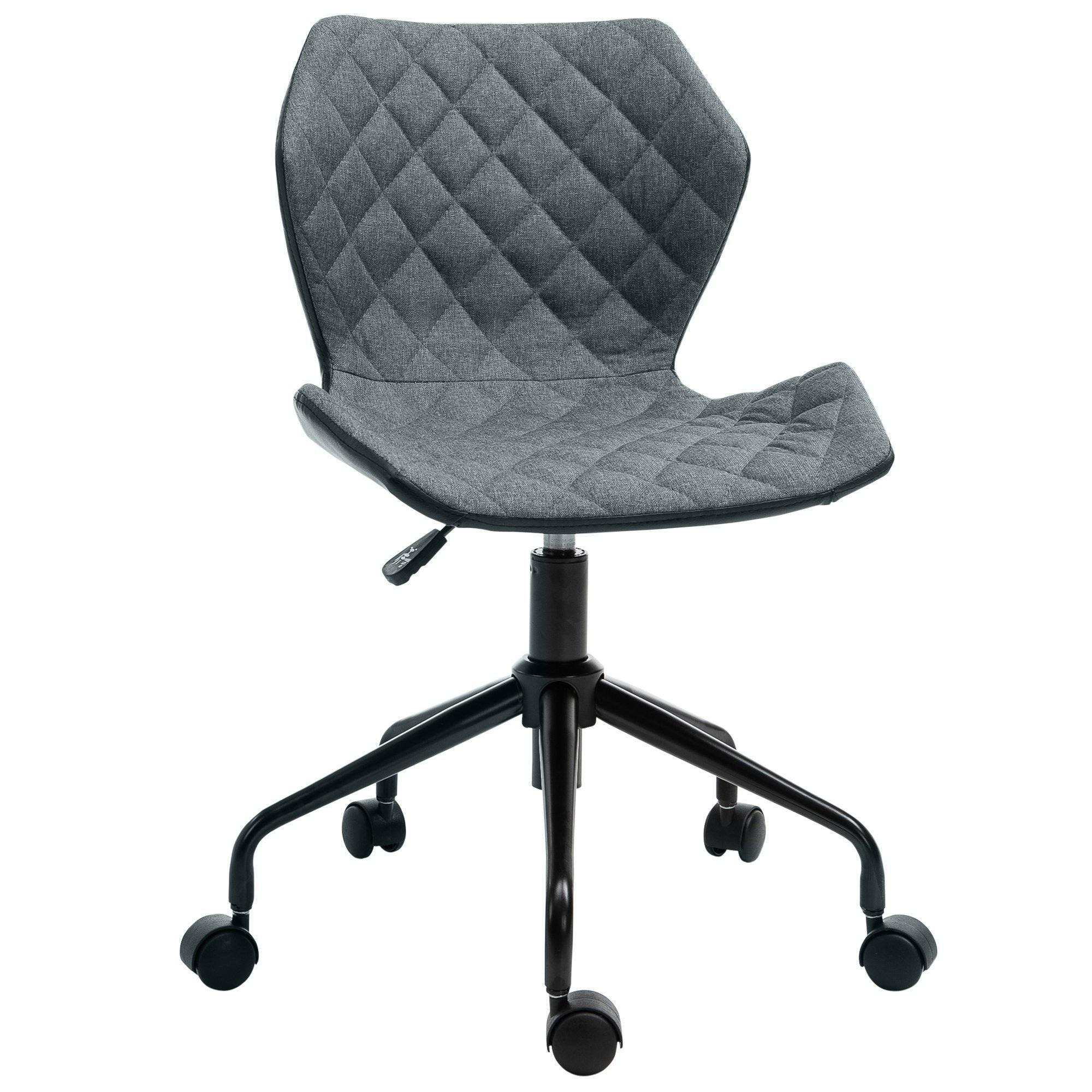 Home Office Swivel Computer Desk Chair Nylon Wheels Adjustable Height - image 1